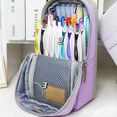 KOKUYO Multifunction Transformable Pencil Case – Light Purple