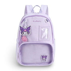 Sanrio Kuromi Backpack with Transparent Display Panel