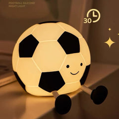 Football Squishy Silicone Rechargeable Night Light