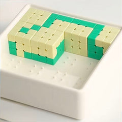 MG DIY Spelling Speed Cube 16pcs – Yellow/Green