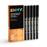ENMY Dual-Tip Fineliner Pens 5pcs – Acrylic Markers