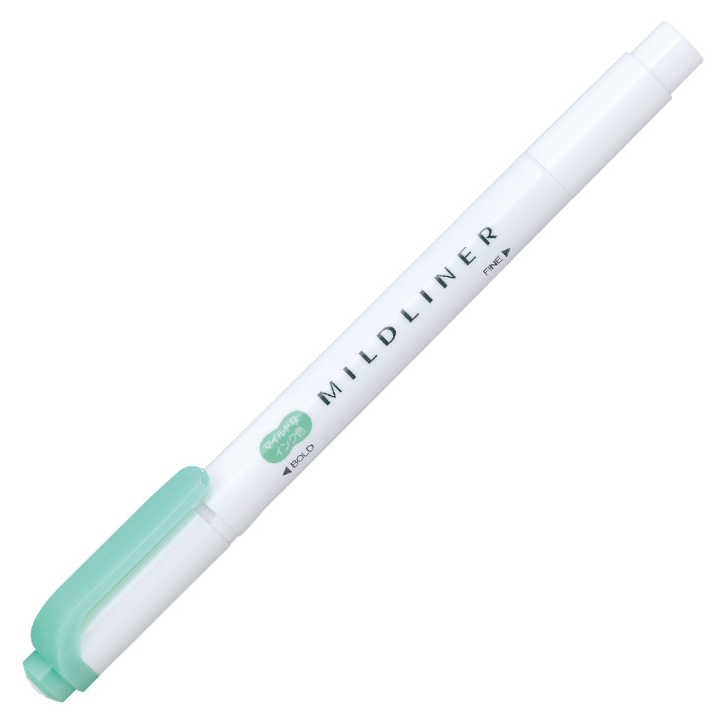 Stationery - Zebra Mildliner Double-Sided Highlighter WKT7-MBG - Goodie Goodie