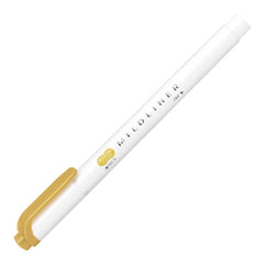 Stationery - Zebra Mildliner Double-Sided Highlighter WKT7-MMY - Goodie Goodie
