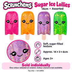Scrunchems Sugar Ice Lollies 14cm Assorted
