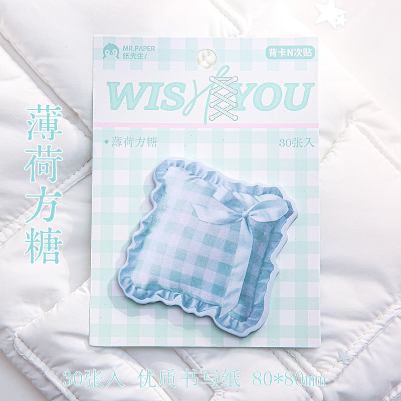 Stationery - Mr. Paper Shaped Sticky Notes – 30 Sheets - Goodie Goodie