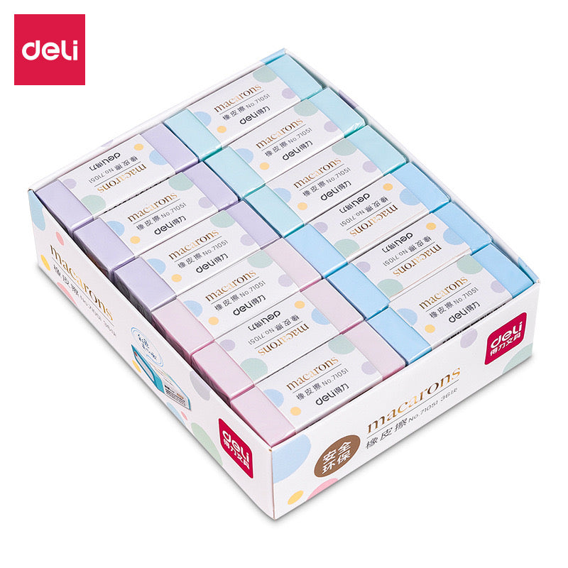 Stationery - Deli Macarons Sandwich Eraser Assorted - Goodie Goodie