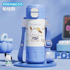 Bottles & Cups - Insulated Water Bottle Stainless Steel 480ml Pochacco - Goodie Goodie