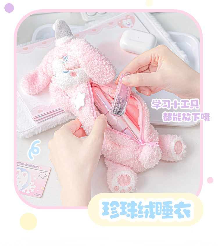 Stationery - Rosyposy Plush Goodnight Pencil Case-Cat - Goodie Goodie