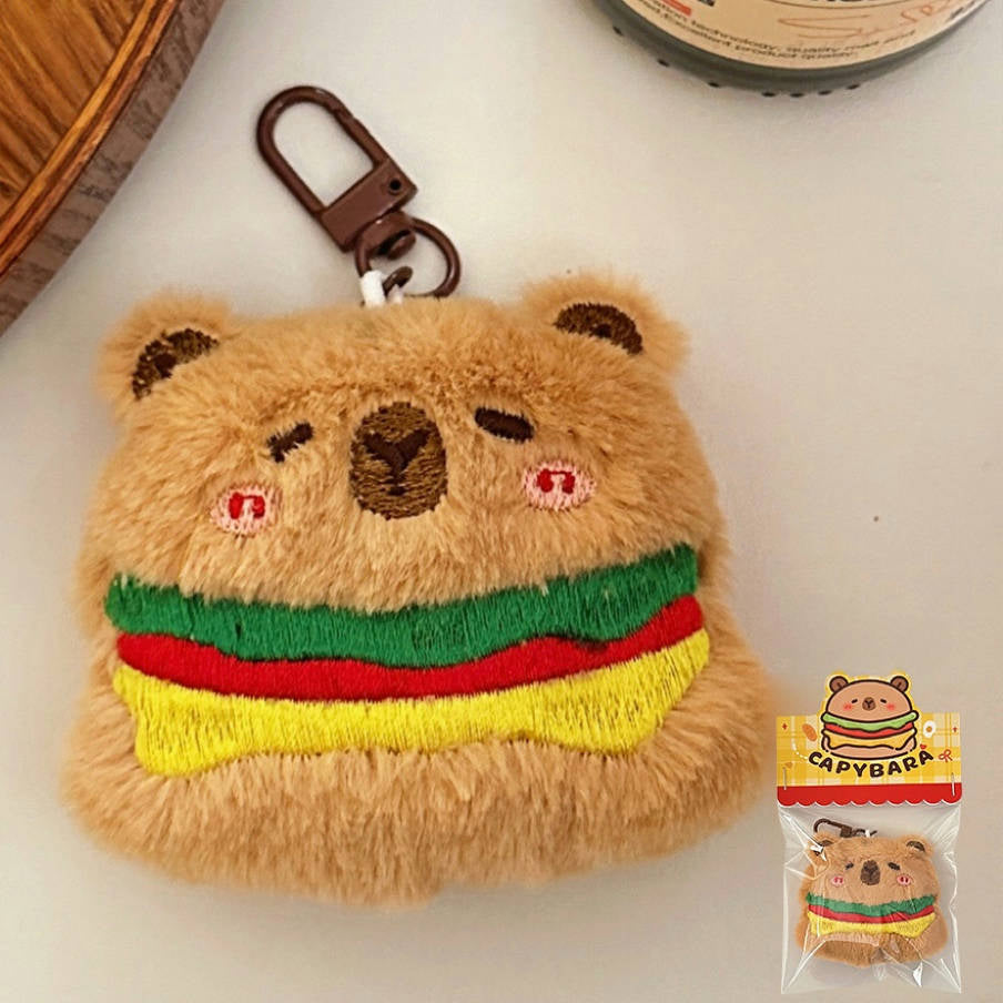Accessories - Capybara Plush Keyring 8*7.5cm - Goodie Goodie