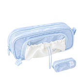 Stationery - Rosyposy Pencil Case Blue 80*80*200mm Purple - Goodie Goodie