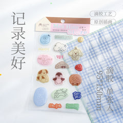 Stationery - Mr. Paper Epoxy Stickers - Goodie Goodie