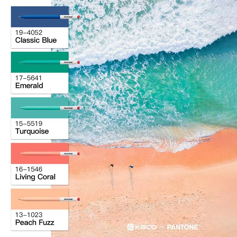 Stationery - Pantone × Kaco Collaboration Gel Pen – 0.5mm Black Ink - Goodie Goodie