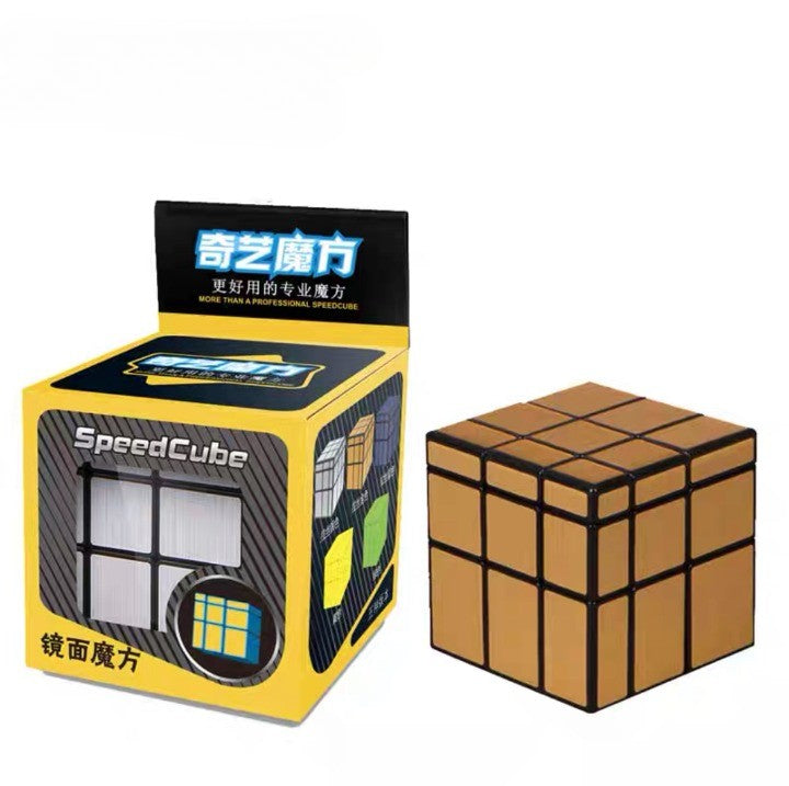 Tech & Toys - QY Mirror Speed Cube 3x3 Gold - Goodie Goodie