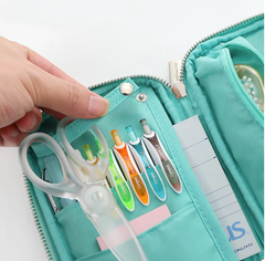 Stationery - KOKUYO Pencil Case 200x127x32mm Yellow - Goodie Goodie