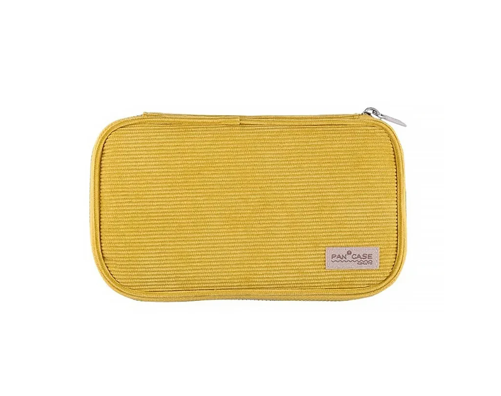 Stationery - KOKUYO Pencil Case 200x127x32mm Yellow - Goodie Goodie