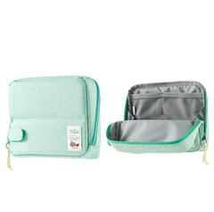 Stationery - KOKUYO Littlewoods Pencil Case 215x175x50mm - Green - Goodie Goodie