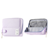 Stationery - KOKUYO Littlewoods Pencil Case 215x175x50mm - Purple - Goodie Goodie