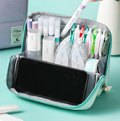 Stationery - KOKUYO Littlewoods Pencil Case 215x175x50mm - Green - Goodie Goodie