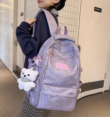 Bear Backpack-Purple