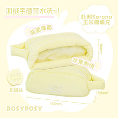 Rosyposy Pastel Cotton Candy Pencil Case-Yellow