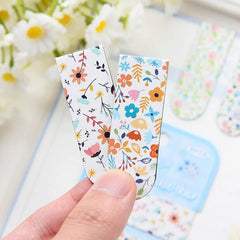Plant and Floral Magnetic Bookmarks-5 Pieces