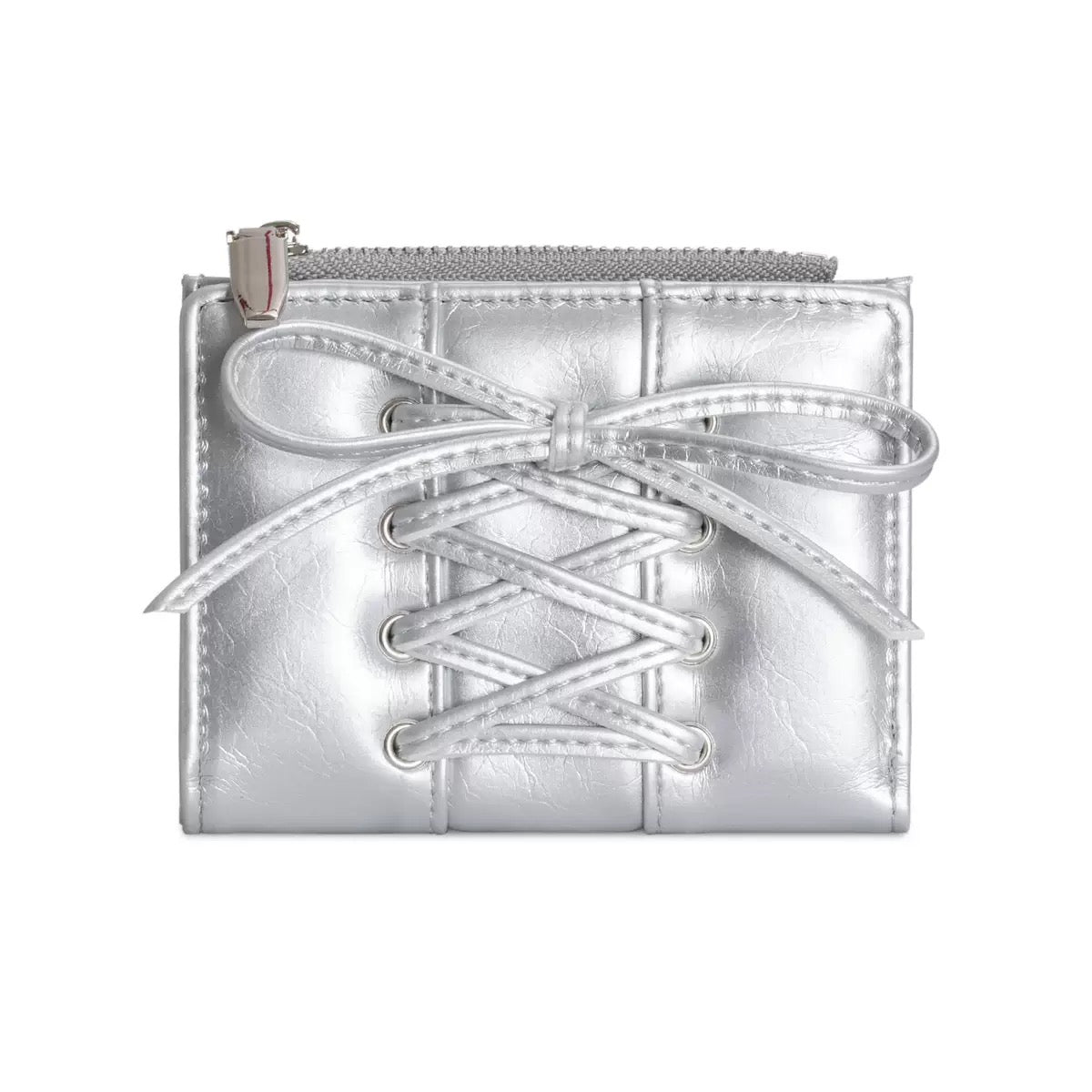 Bowknot Strap Wallet-Silver