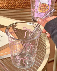 Bowknot Glass Cup-350ml