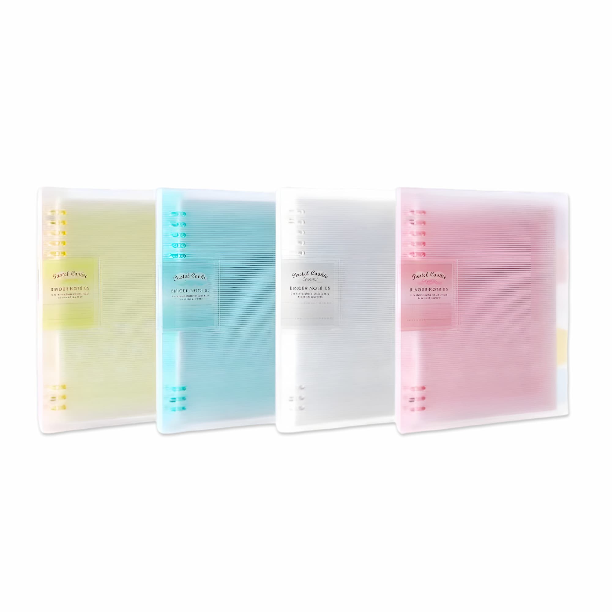 Kokuyo × Pastel Cookie Layered Series  8 Holes Binder Note A4 40 Sheets