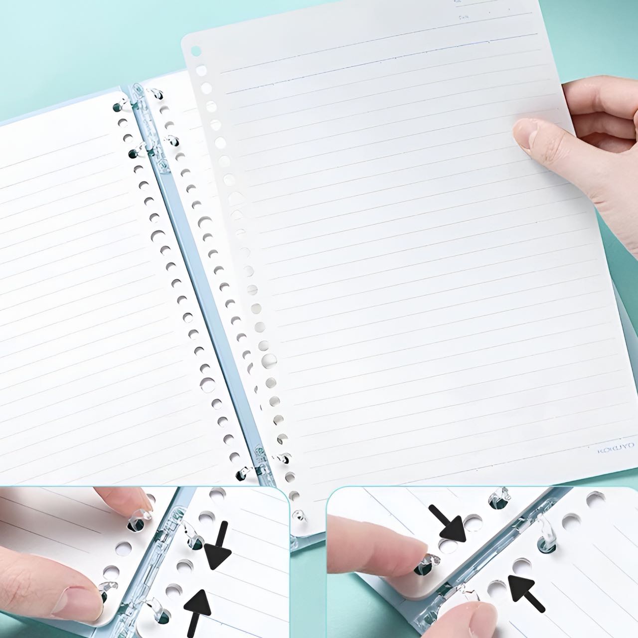 Kokuyo Little Woods 4 Holes Binder Note A5 40 Sheets