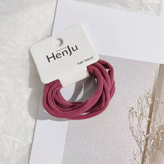 Hair Tie Pack- Muted Rose