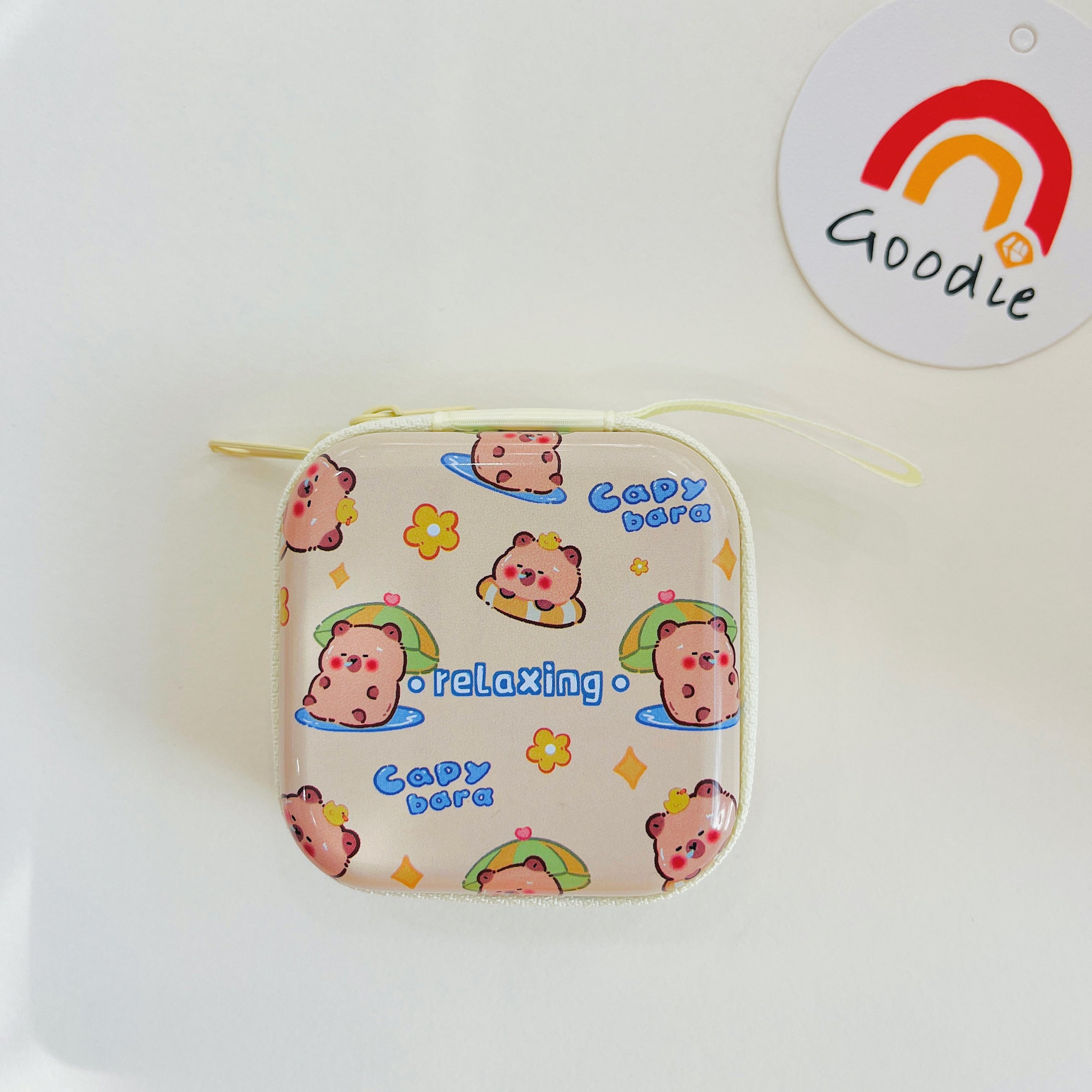 Capybara Mini Pouch – Earbud/Coin Holder 7*7*3cm