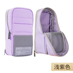 KOKUYO Phone Stand Up Polyester Pencil Case Light Purple