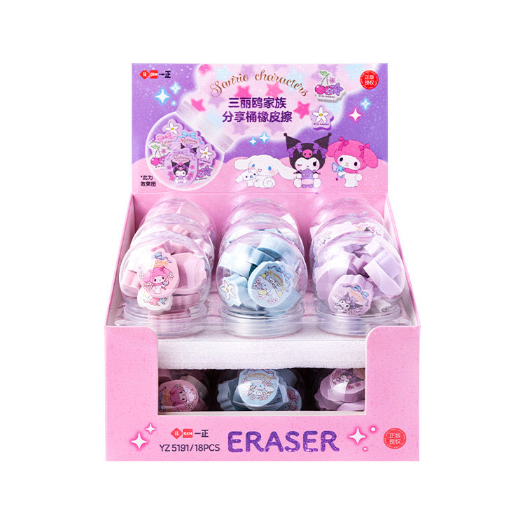Sanrio Characters Erasers Set – 12pcs