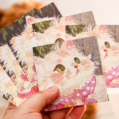 Mr. Paper Cute Cat Note Pads – 60 Sheets Orange