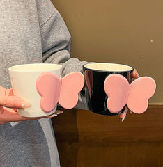 3D Butterfly Mug-250ml Black