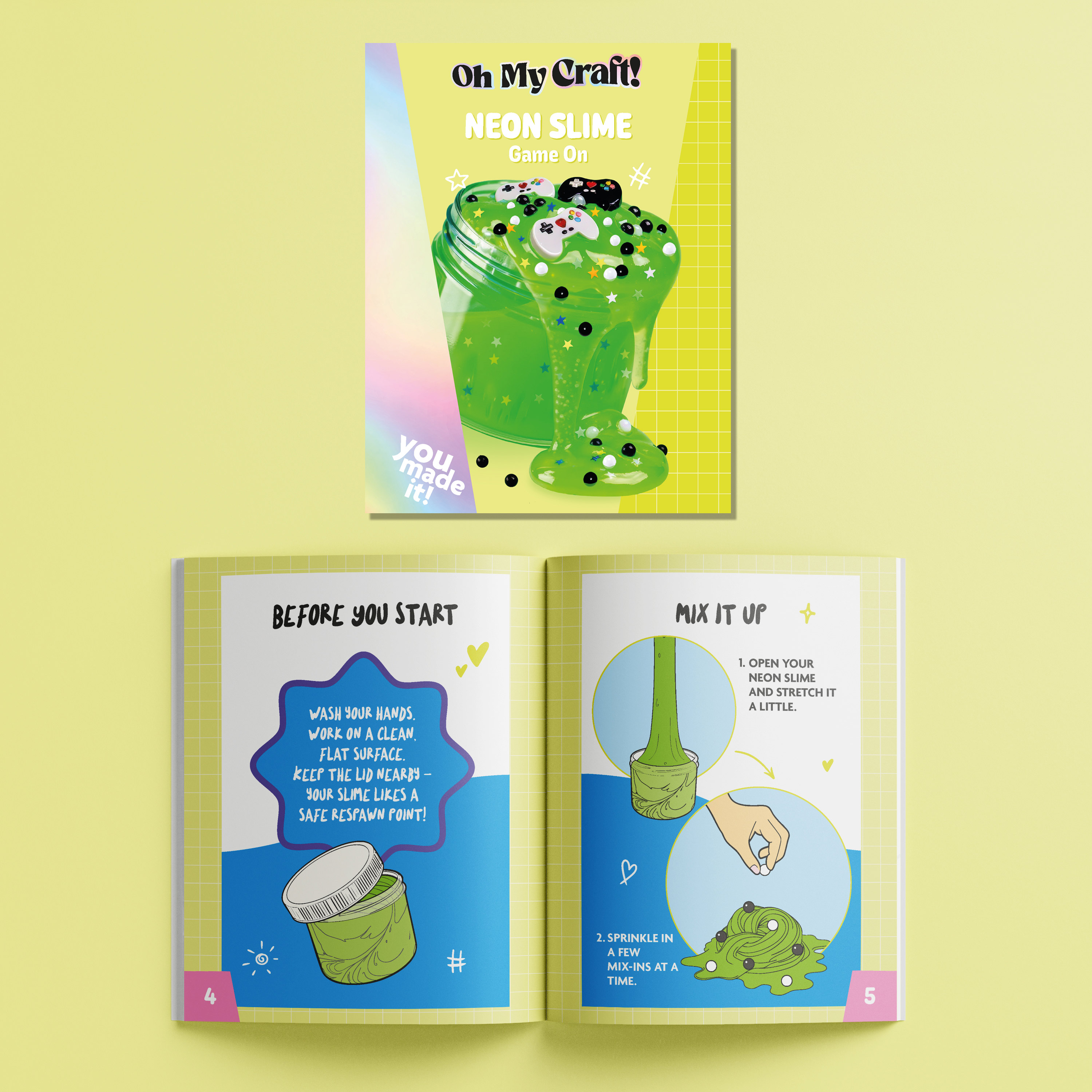 Oh My Craft Slime Kit- Game on