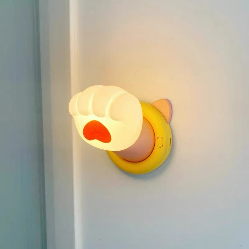 Cat Paw Magnetic Silicone Night Light
