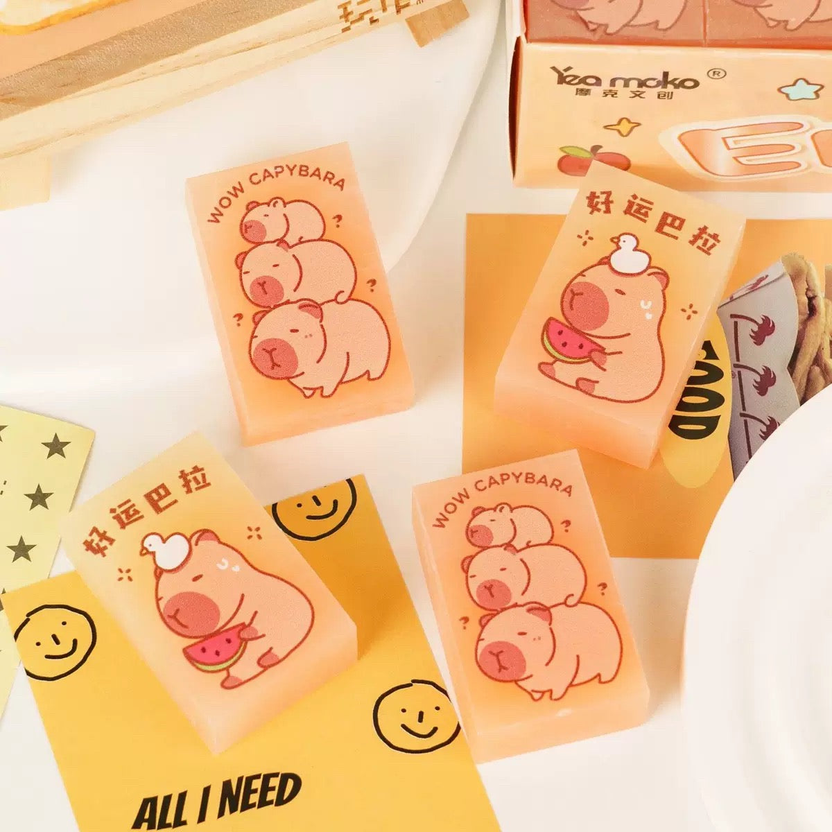Stationery - Capybara Eraser Assorted - Goodie Goodie