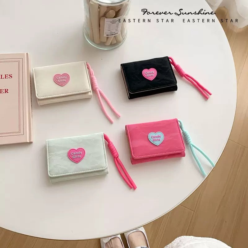 Bags & Storage - Heart Candy Wallet-Pink - Goodie Goodie