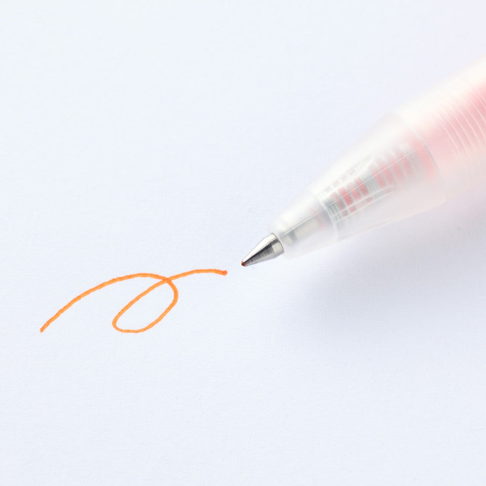 MUJI Smooth Gel Pen 0.5mm Orange