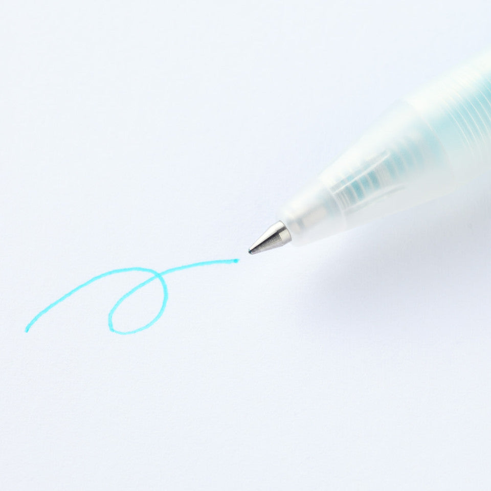 MUJI Smooth Gel Pen 0.5mm Turquoise