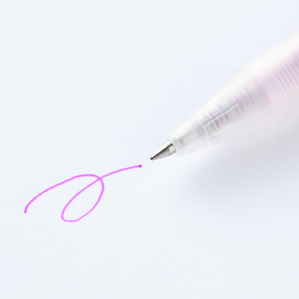 MUJI Smooth Colour Gel Pen 0.5mm Purple