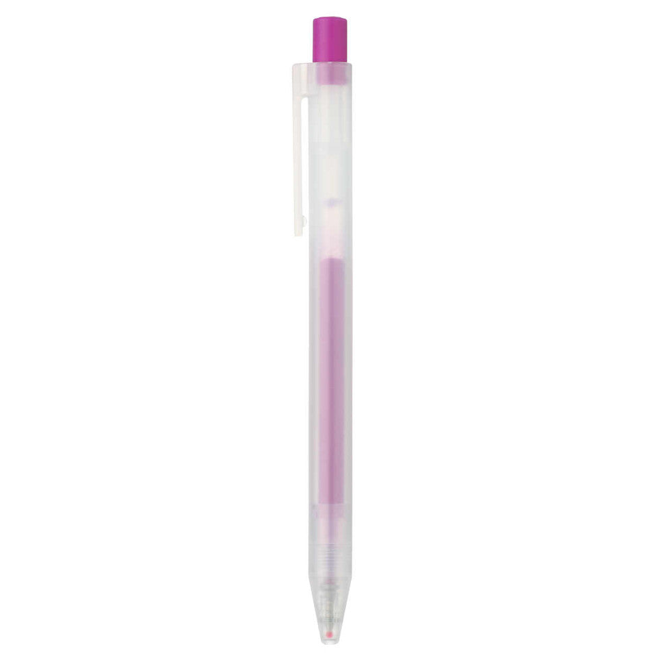 MUJI Smooth Colour Gel Pen 0.5mm Purple