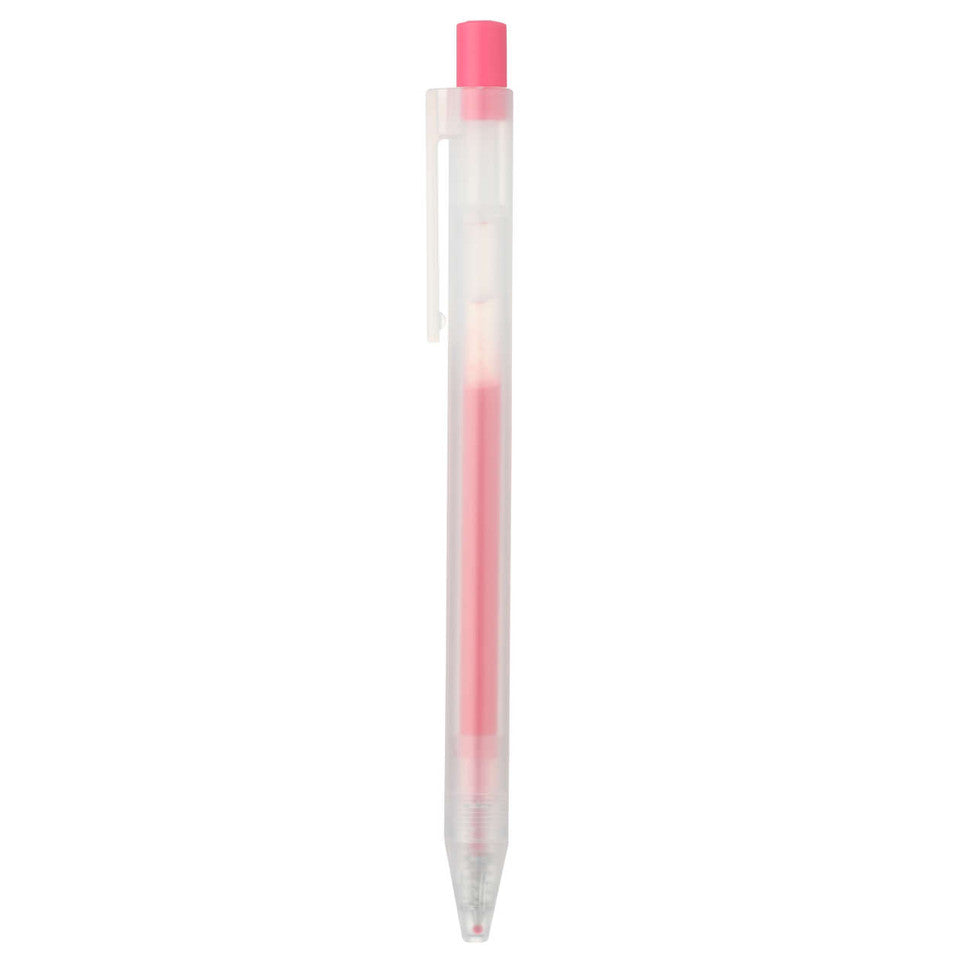 MUJI Smooth Gel Pen 0.5mm Pink