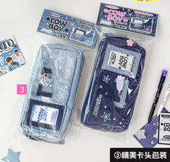 Rosyposy Denim Pencil Case