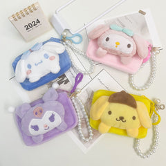 Bags & Storage - Cinnamoroll Coin Purse with Pearl Chain - Goodie Goodie