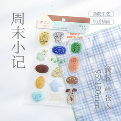 Mr. Paper Epoxy Stickers