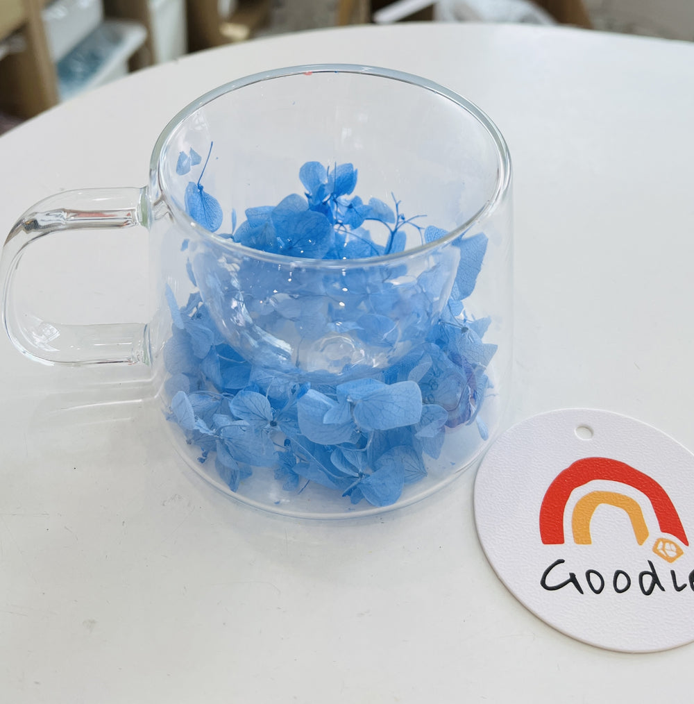 Bottles & Cups - Flower Glass Cup-200ml - Goodie Goodie