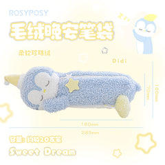 Rosyposy Plush Goodnight Pencil Case-Penguin