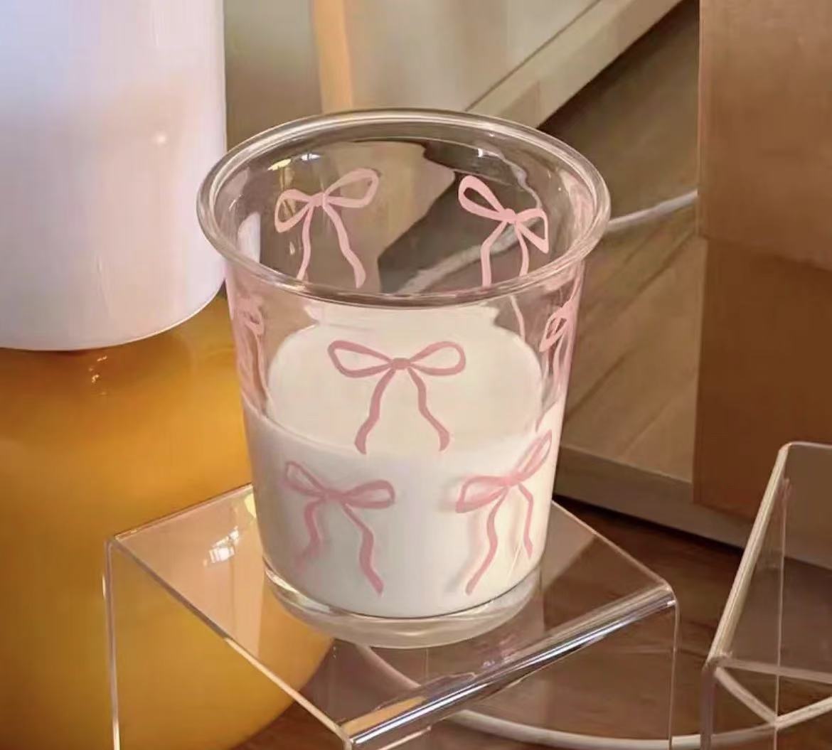 Bowknot Glass Cup-350ml